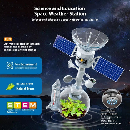 【STEM 科學啟蒙】兒童太空氣象站 DIY 親子手作實驗組（培養動手腦力與觀察力）