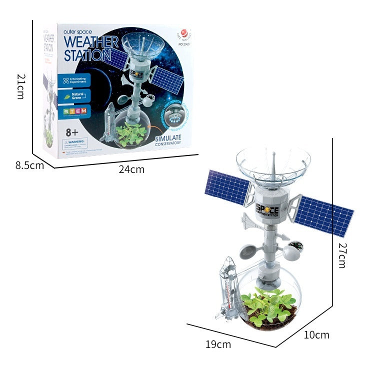 【STEM 科學啟蒙】兒童太空氣象站 DIY 親子手作實驗組（培養動手腦力與觀察力）