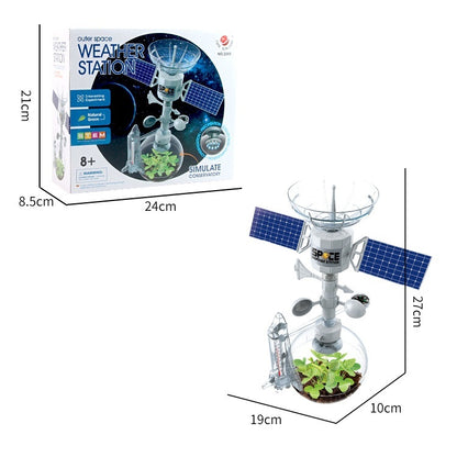 【STEM 科學啟蒙】兒童太空氣象站 DIY 親子手作實驗組（培養動手腦力與觀察力）